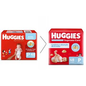 Fralda Huggies Supreme Care P 48 Fraldas