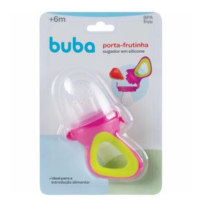 Porta-Frutinhas Com Sugador Em Silicone Buba Sortido +6 Meses 1 Unidade