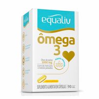 Suplemento Alimentar Equaliv Ômega 3 90 Cápsulas