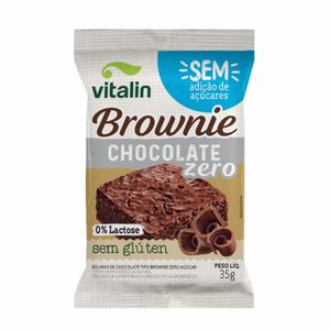 Brownie Vitalin Chocolate Zero Açúcar 35g