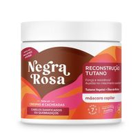 Máscara Capilar Negra Rosa Reconstrução Tutano Crespas e Cacheadas 500g