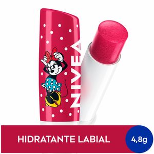 Hidratante Labial Nivea Cereja Shine Edição Limitada Minnie Disney Mickey e Amigos 4,8g