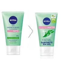 Sabonete Facial em Gel Nivea Purificante Efeito Matte 150g