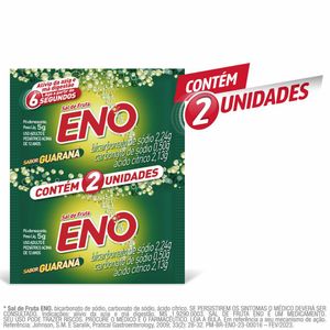 Sal De Fruta Eno Pó Guaraná 2 Envelopes