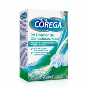 Corega Fixador De Dentadura Ultra Em Pó 50g