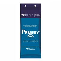 Preservativo Preserv Lite Com 6 Unidades