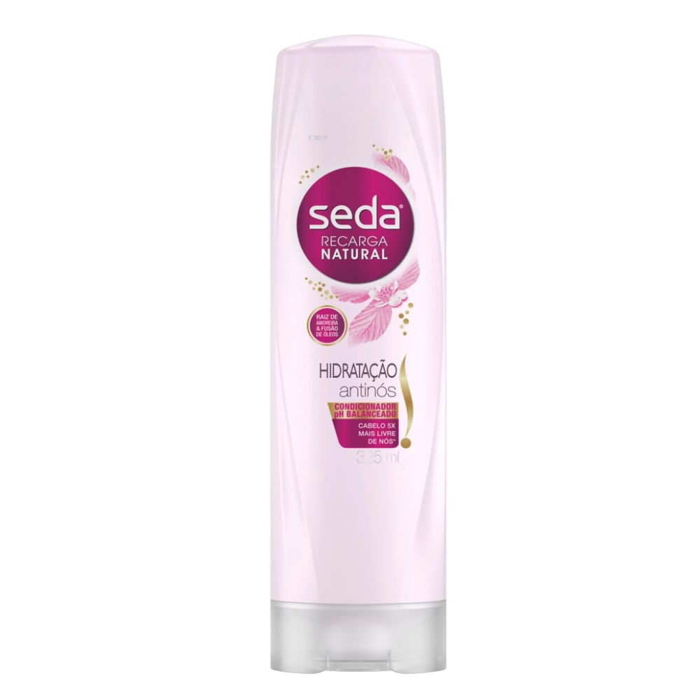 Condicionador Seda Recarga Hidratação Natural Antinós 325ml