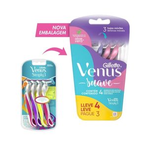 Aparelho de Depilação Gillette Venus Simply Leve 4 Pague 3