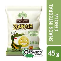 Salgadinho Integral Mãe Terra Zooreta Cebola 45g