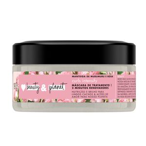 Máscara De Tratamento Love Beauty And Planet Curls Intensify Manteiga De Murumuru E Rosa 190g