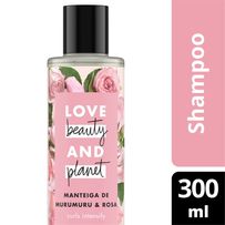 Shampoo Love Beauty and Planet Curls Intensify Manteiga de Murumuru & Rosa Cachos e Crespos Lindos 300ml