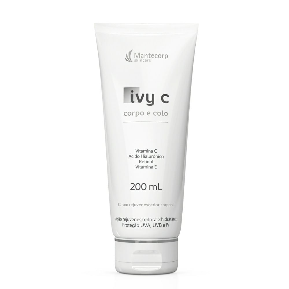 Sérum Rejuvenescedor Ivy C Corpo e Colo FPS 20 200ml