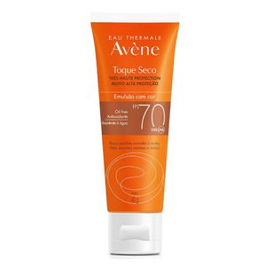 Protetor Solar Avène Toque Seco Emulsão Com Cor Fps70 40g