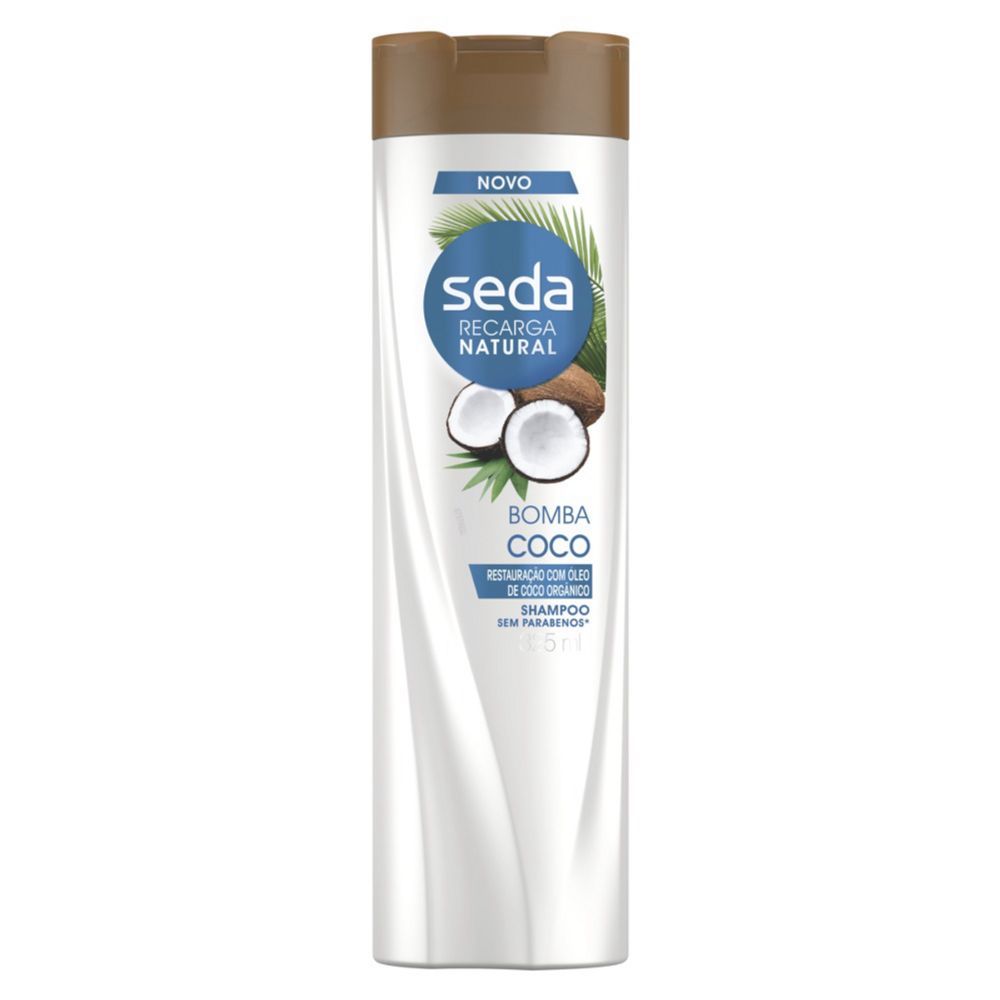 Shampoo Seda Recarga Natural Bomba Coco 325ml