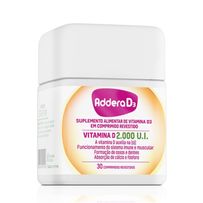 Suplemento Alimentar Addera D3 2000Ui 30 Comprimidos