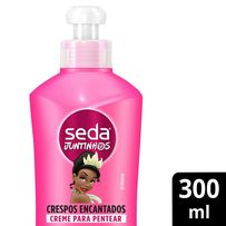 Creme Para Pentear Seda Juntinhos Tiana Crespos e Encantados 300ml
