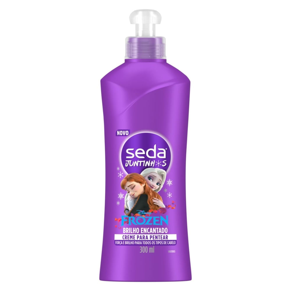 Brazil product data sample: Creme para Pentear Seda Juntinhos Frozen Brilho Encantado 300ml