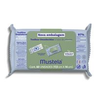 Toalhas Umedecidas Mustela Base De Plantas 60 Unidades