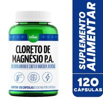 Cloreto De Magnésio P.A 500mg Vitalab 120 Cápsulas