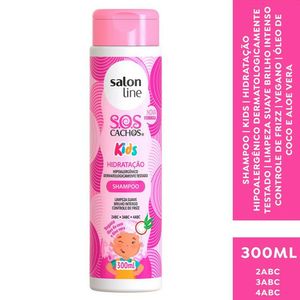 Shampoo Salon Line S.O.S Kids Cachos Hidratação 300ml