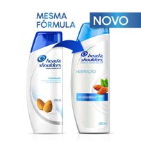 Shampoo Head & Shoulders Hidratação Com Óleo De Amêndoas 400ml