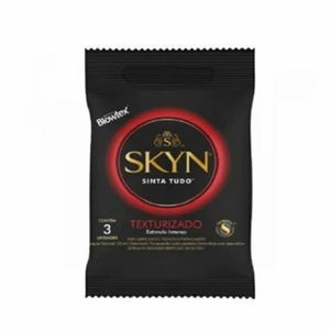 Preservativo Blowtex Skyn Texturizado 3 Unidades