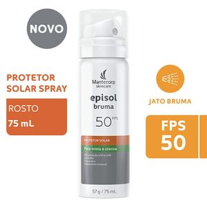 Protetor Solar Facial Mantecorp Episol Bruma Fps 50 75ml
