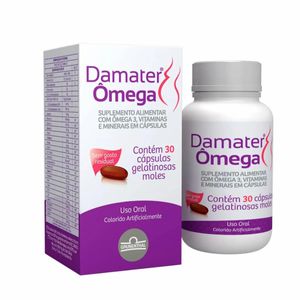 Damater Ômega 30 cápsulas
