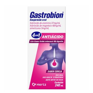Gastrobion Hertz Suspensão Oral Sabor Cereja 240ml