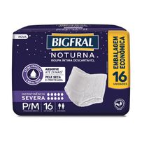 Roupa Íntima Bigfral Noturna P/M Unissex 16 Unidades