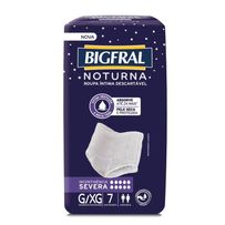 Roupa Íntima Bigfral Noturna G/XG Unissex 7 Unidades