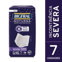 Roupa Íntima Bigfral Noturna G/XG Unissex 7 Unidades