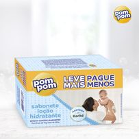 Sabonete Pom Pom Loção Hidratante 5 Unidades De 70g Cada