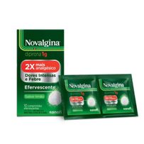 Novalgina 1g Dipirona Adulto 10 comprimidos efervescentes