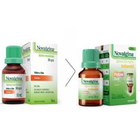 Novalgina Dipirona 500mg/ml Infantil Gotas Solução Oral 10ml