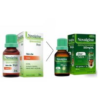 Novalgina Dipirona 500mg/ml Gotas Solução Oral 20ml