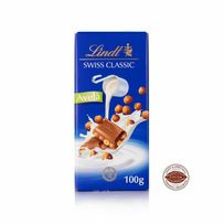 Chocolate Lindt Classic ao Leite com Avelã 100g