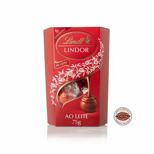 Chocolate Lindt Lindor Cornet Ao Leite 75g
