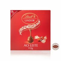 Chocolate Lindt Lindor Ao Leite 112g + 1 Caixa Presente