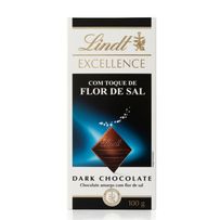 Chocolate Lindt Excellence Dark Com Toque de Flor de Sal 100g