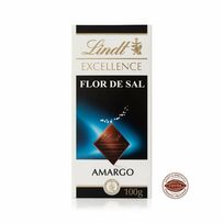 Chocolate Lindt Excellence Dark Com Toque de Flor de Sal 100g