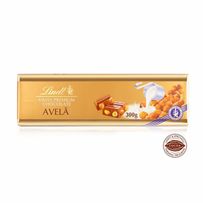 Chocolate Lindt Tablete Gold Ao Leite Com Avelã 300g
