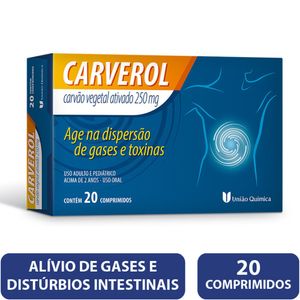 Carverol 250mg União Química 20 Comprimidos
