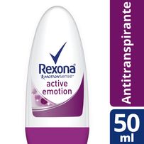 Desodorante Antitranspirante Roll-On Rexona Active Emotion Feminino 50ml