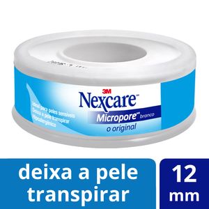 Fita Micropore Nexcare Branca 12mm X 4,5m 1 Unidade