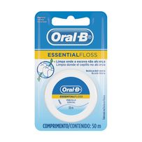 Fio Dental Encerado Oral-b Essential Floss 50 Metros