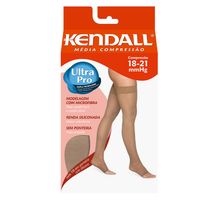 Meia 7/8 Kendall Feminina Sem Ponteira Média Compressão Com Silicone Cor Mel P 18-21mmHg 1712 - 1 Par