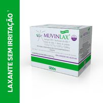 Laxante Em Pó Muvinlax Libbs 20 Envelopes De 14g Cada