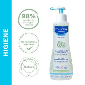 Água De Limpeza Mustela Sem Enxágue Physiobébé 300ml