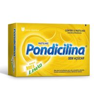 Pondicilina Mel - Limão 12 Pastilhas